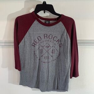 Red Rocks Baseball Tee